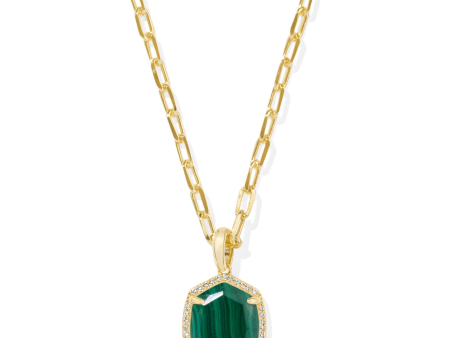 Kendra Scott: Daphne Pave Necklace-Gold on Sale