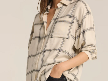 Z Supply: River Plaid Button Up For Cheap