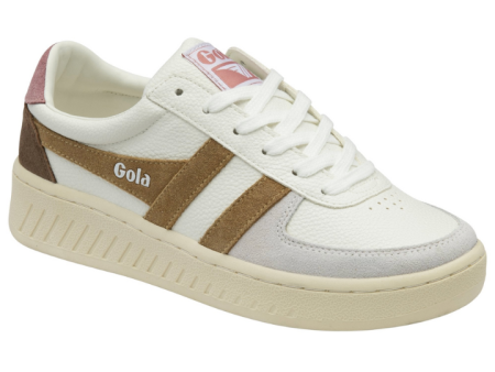 Gola: Grandslam Sneakers-White Brown Sugar Dusty Rose For Cheap