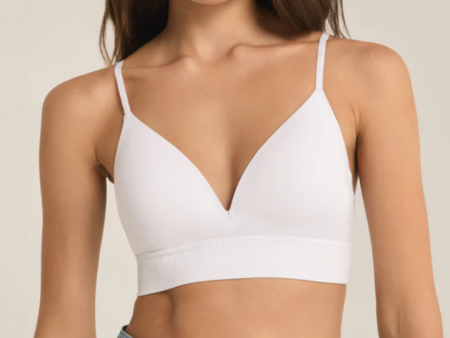 Z Supply: Sophia T-Shirt Bra-White For Sale