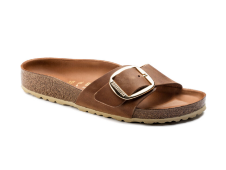 Birkenstock: Madrid Big Buckle-Cognac on Sale