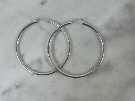 Sterling Large Hoop Online now