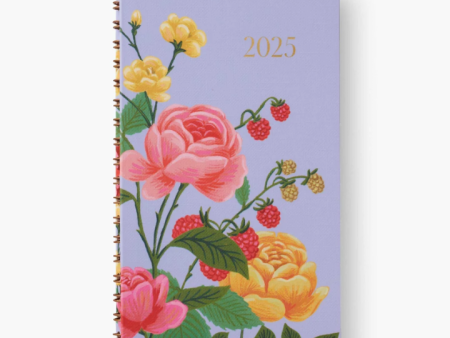 2025 Roses 12-Month Spiral Pocket Planner Online Hot Sale