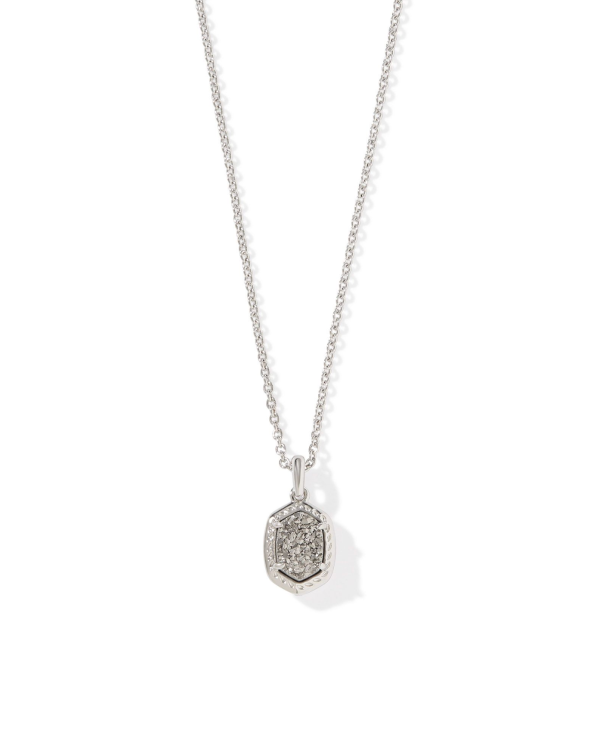 Kendra Scott: Daphne Framed Short Necklace-Silver Discount