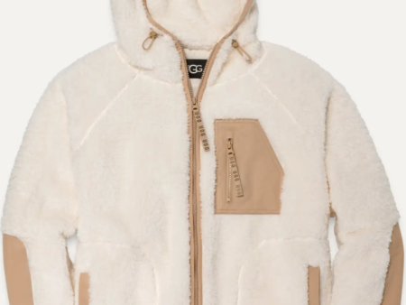 UGG: Ruthie UGGfluff Zip Hoodie-Nimbus Driftwood Hot on Sale