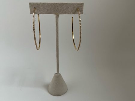 14k Gold Dipped Hoops XL Online