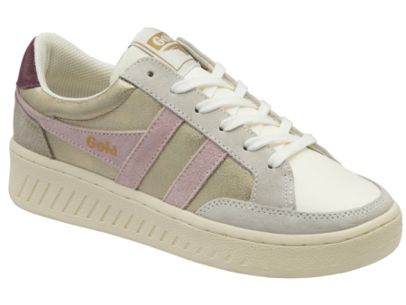 Gola: Superslam Blaze Sneakers-Gold Pink Wine Supply