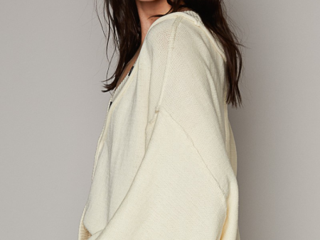 Weekend Vibes Cardigan-Provence Cream on Sale