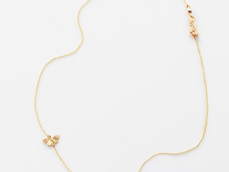 Tiny Asterope Single Migration Necklace - 18K Yellow Gold Online Sale