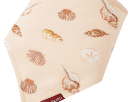 Bamboo Kerchief Bib-Seashells Online