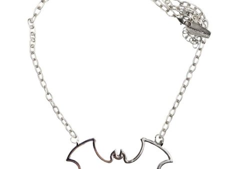 Bat Outline Necklace by Kreepsville 666 Sale