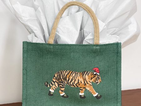 St Nick Tiger Gift Tote For Cheap