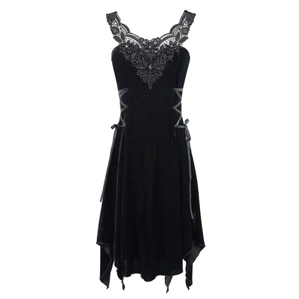 Dark Gardens Velvet Dress by Devil Fashion Supply