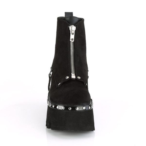 ASHES-100 Vegan Suede Ankle Boots by Demonia Hot on Sale