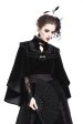 Victoria Velvet Cape by Dark In Love on Sale