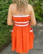 Tiger Walk Strapless Dress Online Hot Sale