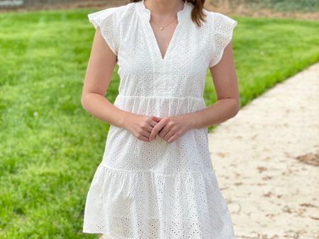 Dear John Eyelet Guinevere Dress Discount