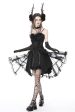 Corvina Gothic Corset Mesh Skirt by Dark In Love Fashion