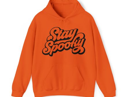 Stay Spooky Orange Hoodie by The Dark Side of Fashion Cheap