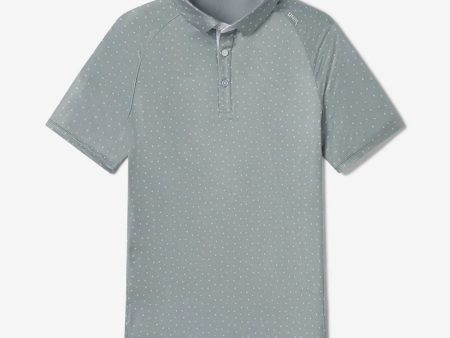 Men s UNRL Scramble Polo | Eucalyptus White Online Hot Sale