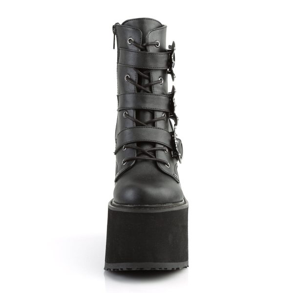 SWING-103 Bat Platform Ankle Boots by Demonia For Discount