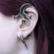 Triple Headed Serpent Ear-Wrap by Alchemy Gothic Discount