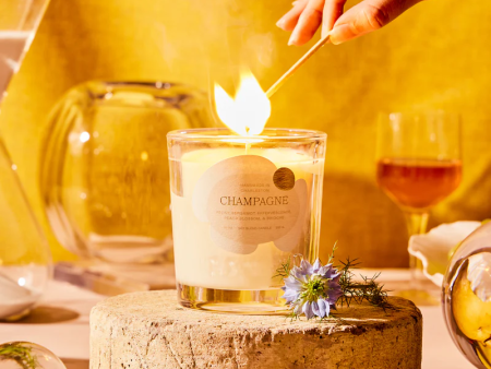 Rewined Champagne  Candle 10 oz Discount