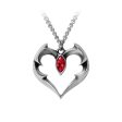 Batheart Pendant Necklace by Alchemy Gothic Fashion