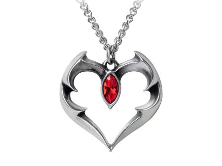 Batheart Pendant Necklace by Alchemy Gothic Fashion