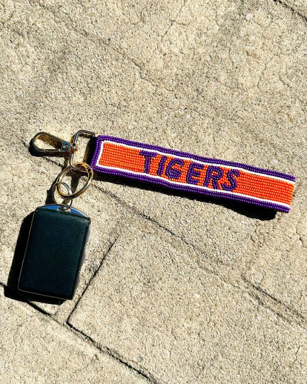 Beaded Tigers Keychain on Sale