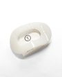 Teleties Large Flat Round Clip - Coconut White For Sale