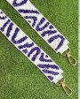 Tiger Stripes Beaded Strap - Purple Online