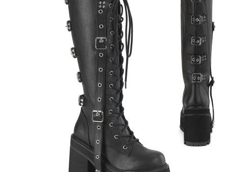 ASSAULT-218 Knee High Boots by Demonia Online now