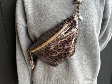 Leopard Shine Sling Bag Online Sale