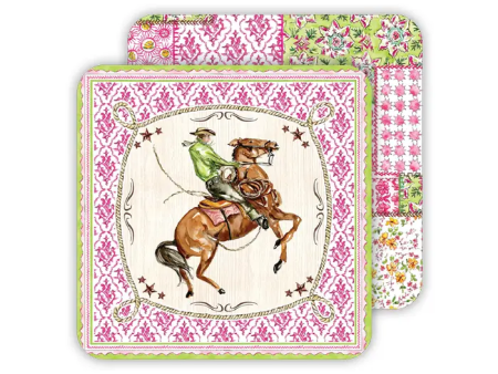 Square Coaster Pack - Pink Cowboy Online