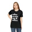 Coffee Corsets Cats & Coffins Top by The Dark Side of Fashion For Cheap