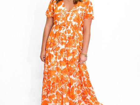 Toni Floral Maxi Dress Supply