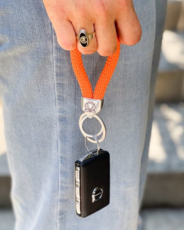 Tiger Rope Key Chain - Orange Online now