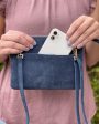 Hammitt Nash Small Leather Crossbody Wristlet - Skies Nubuck Online Hot Sale