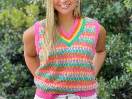 Audrey Sweater Vest Top Online