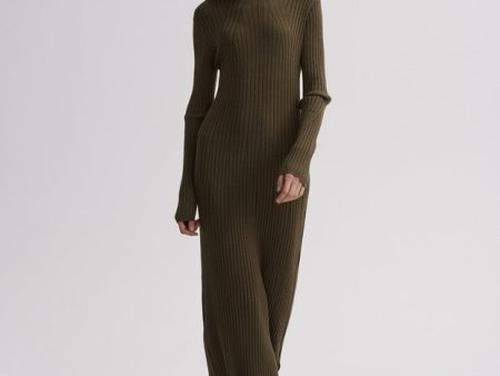 Axel Rib Knit Midi Dress Sale