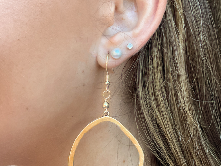 Inspire Designs River Hoop Earrings - Gold Online