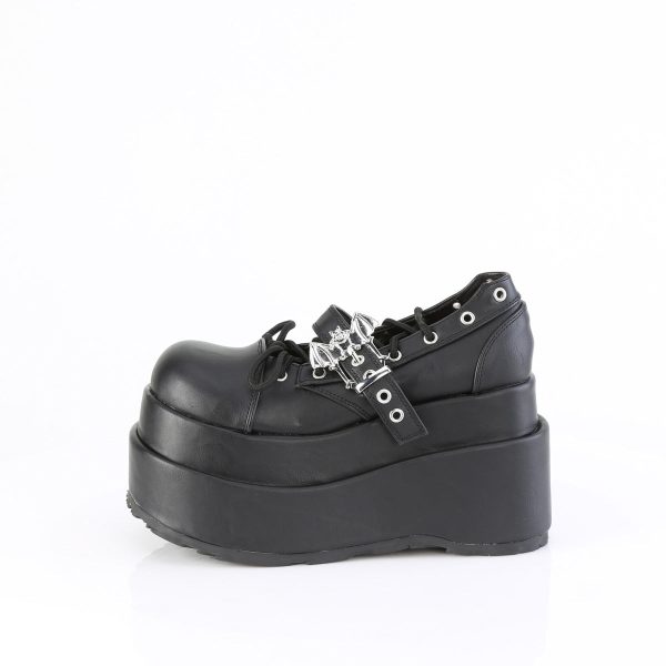 BEAR-23 Bat Buckle Mary Jane Platform Shoes by Demonia Fashion