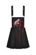 Crimson Death Skull Overall Dress by Dark In Love Online now