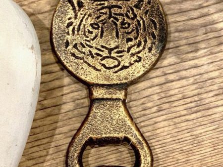 Tiger Bottle Opener - Gold Fashion