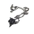 Black Rose Ear-Wrap by Alchemy Gothic Online