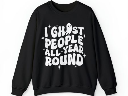 I Ghost People All Year Round Crewneck Sweatshirt by The Dark Side of Fashion Online now