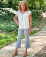 Cassidy Linen Blouse - White on Sale