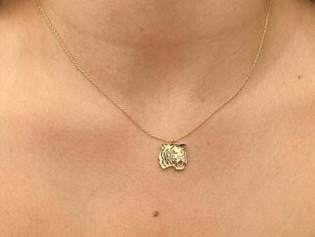 Tiger Charm Necklace For Discount