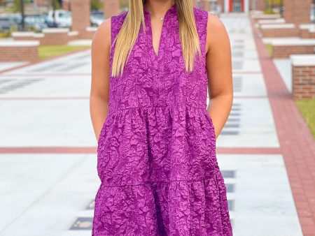 Chloe Dress - Purple Online